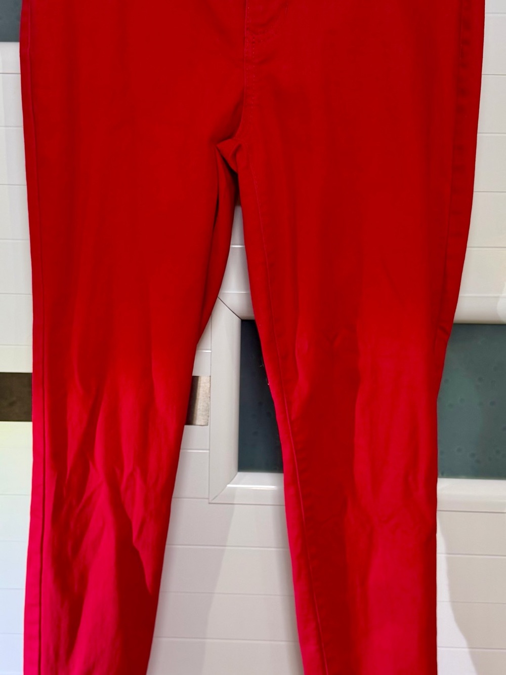 d. jeans Bright Red Girls' Leggings